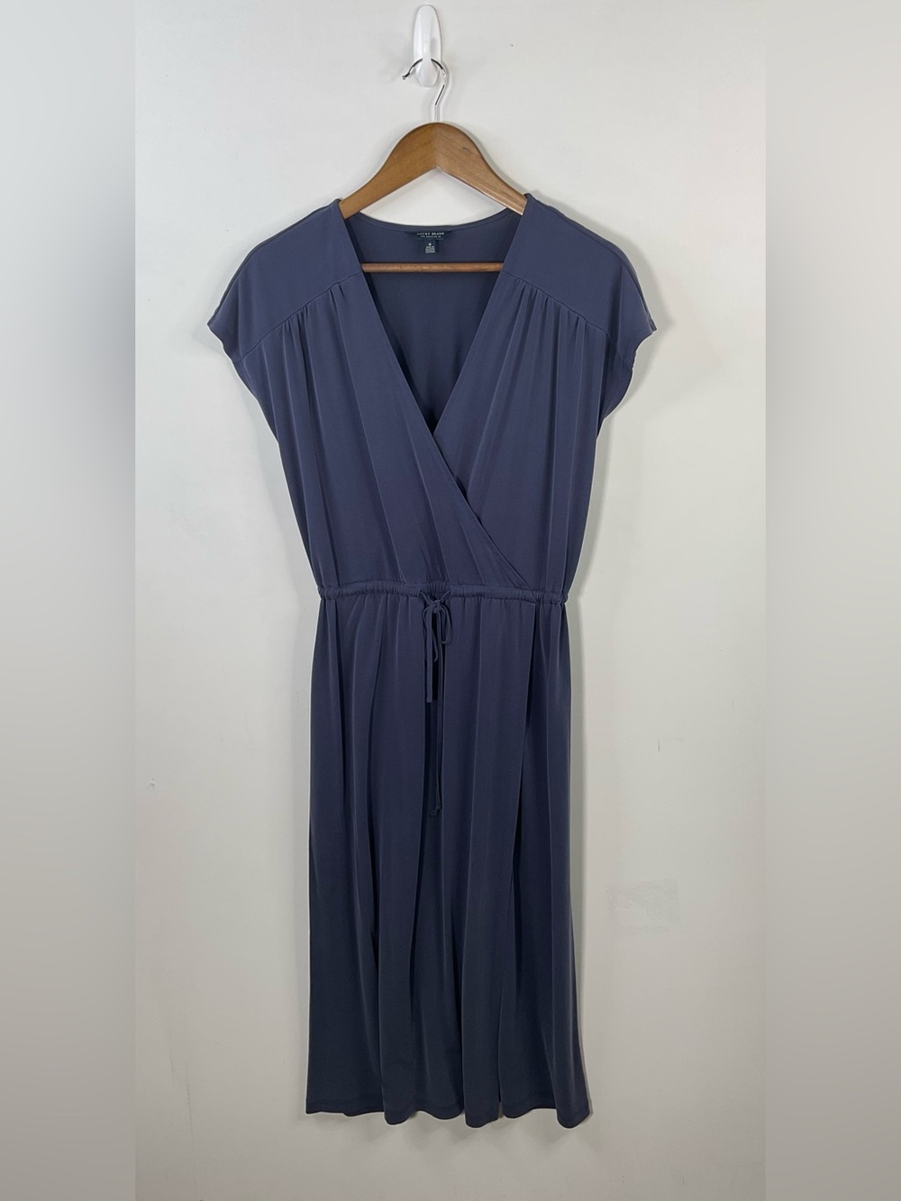 Lucky Brand Sandwashed Ruched Dress Size Medium
